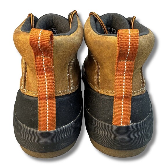 Clarks Gilby McKinley Duck Boots Waterproof Lace Up Women Size 8M Brown/Orange - Picture 7 of 12